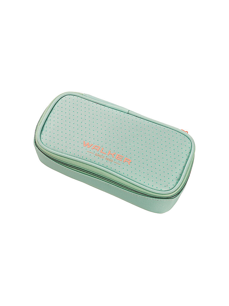 Walker 49711-067 - Schlamperbox Fame 2.0 "Uni Mint", Federmappe mit geräumigem Hauptfach, doppelseitiger Trennwand mit 20 Stiftfächern, Zippfach und robustem Reißverschluss