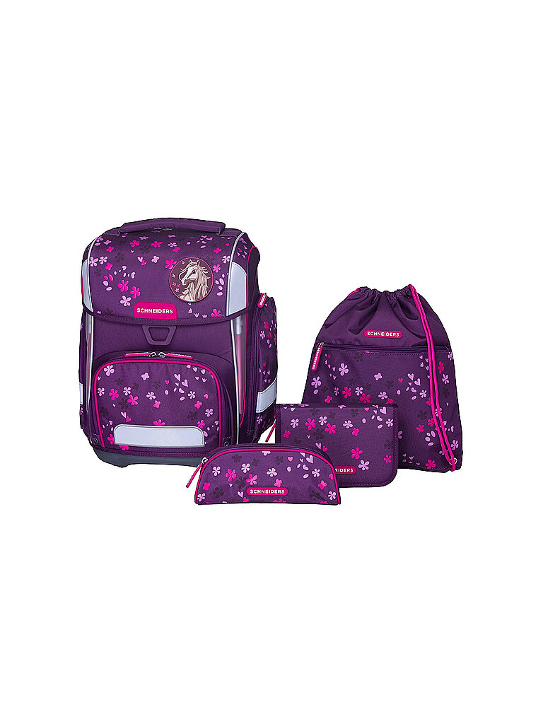 Schultaschenset Berry Blossom dark red 9002638238313 SCHNEIDERS