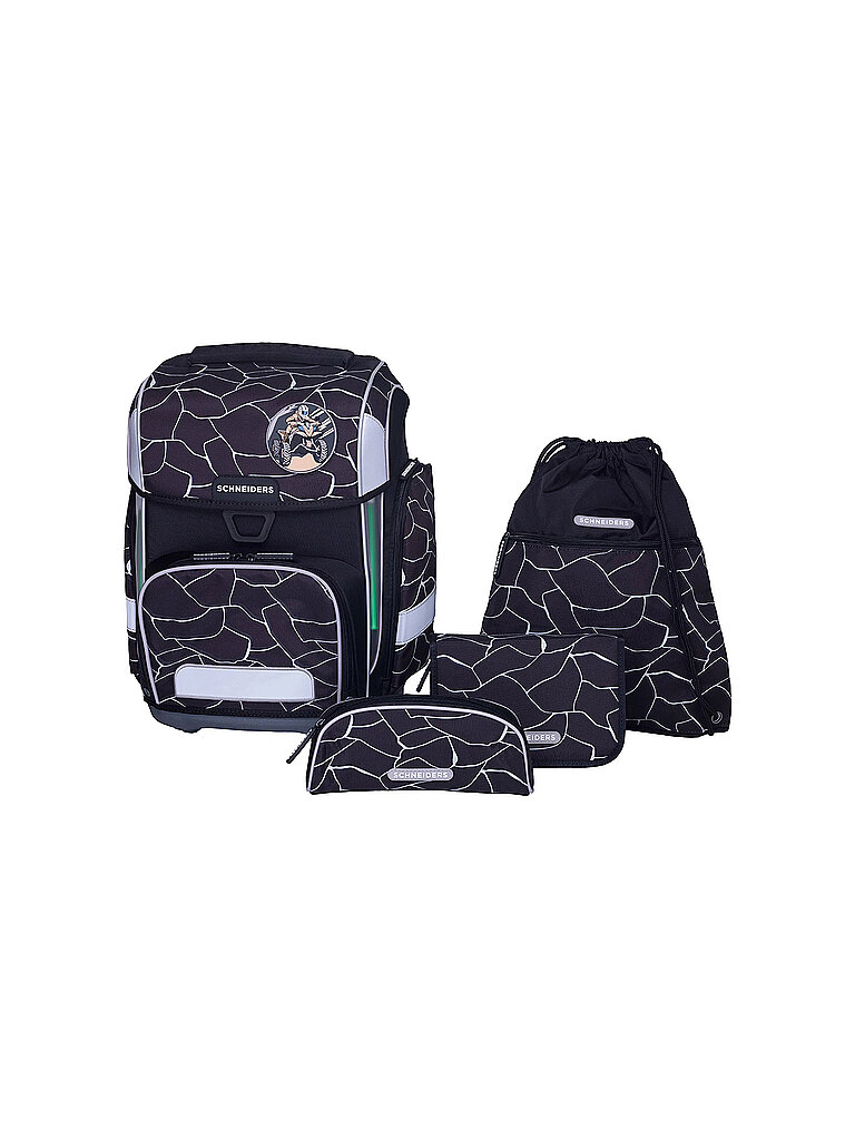 Schultaschenset Dark Hunter black grey 9002638238344 SCHNEIDERS