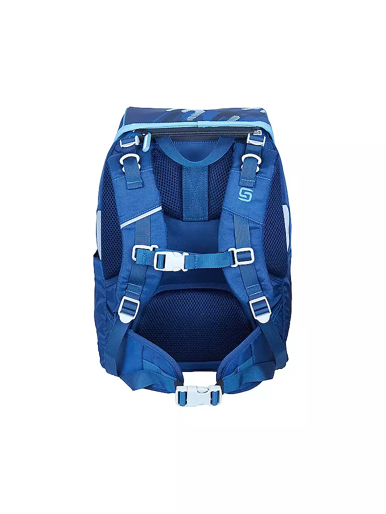 SCHNEIDERS | Schultaschen Set Ergojet 6tlg Camo Blue | petrol