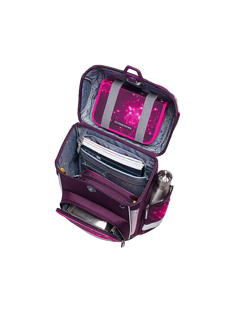 SCHNEIDERS | Schultaschen Set Ergolite 9tlg Berry Cosmos | 