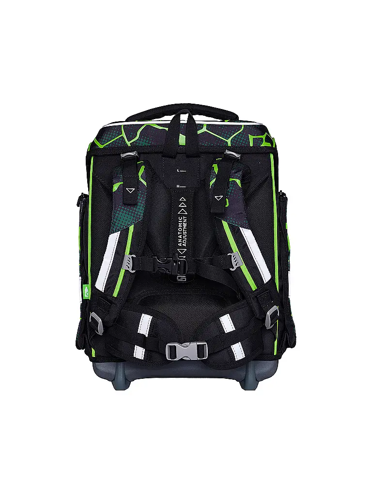 SCHNEIDERS | Schultaschen Set Ergolite 9tlg Crash | Schwarz