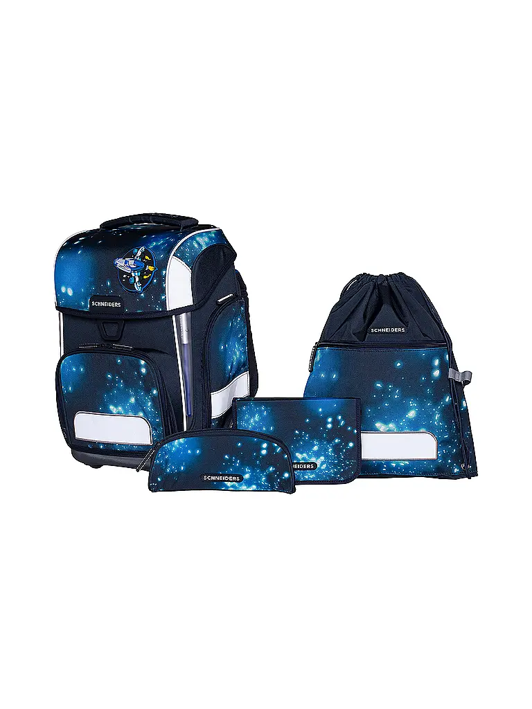 SCHNEIDERS | Schultaschen Set Ergolite 9tlg Deep Cosmos | Dunkelblau