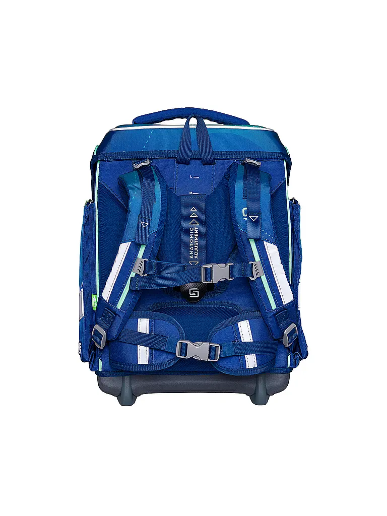 SCHNEIDERS | Schultaschen Set Ergolite 9tlg Geo Motion | Blau