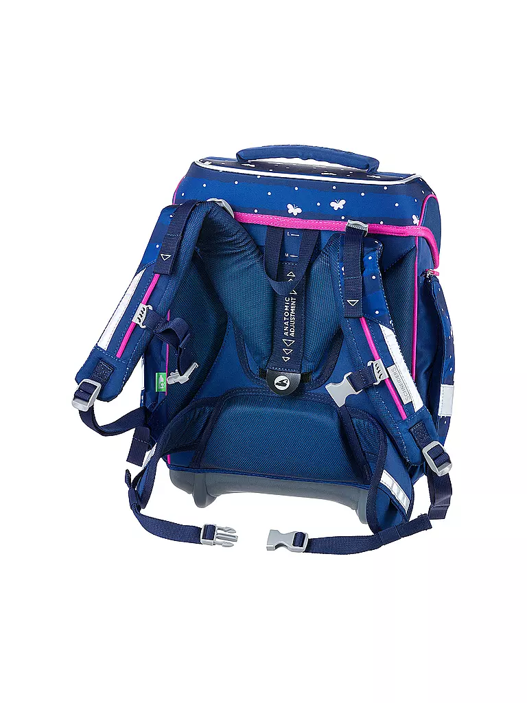SCHNEIDERS | Schultaschen Set Ergolite 9tlg Lucky Girl | dunkelblau