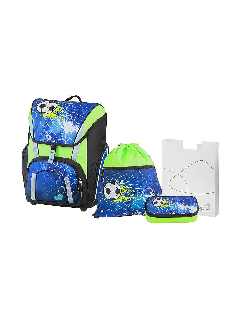 SCHNEIDERS | Schultaschen-Set 4-tlg. "Soccer Champ" | blau