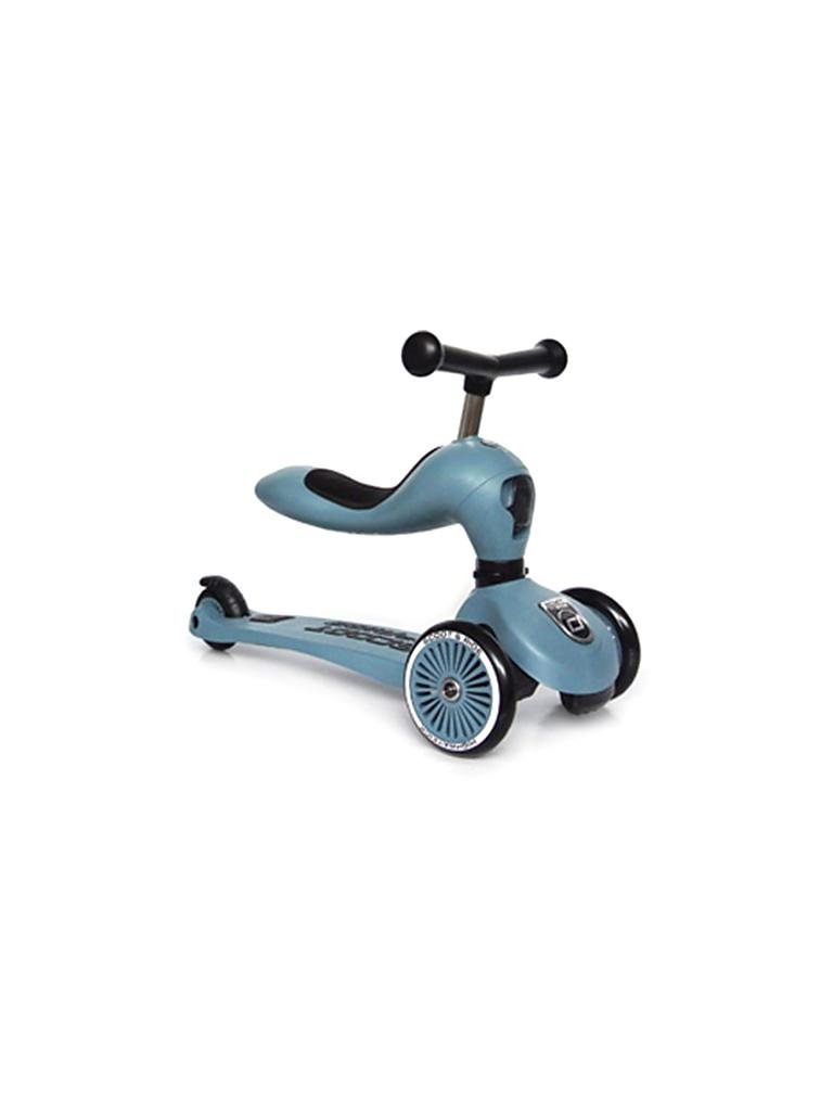 SCOOT & RIDE | 2in1 Kickboard - Highwaykick 1 (Steel) | blau