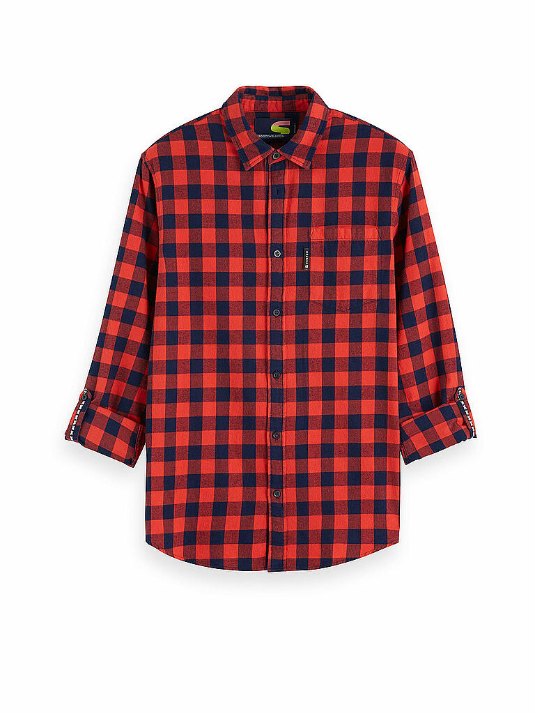 SCOTCH & SODA | Flanellhemd | rot