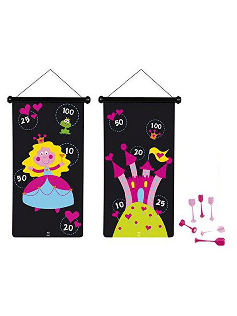 SCRATCH Magnetisches Dartspiel Prinzessin 70x36cm