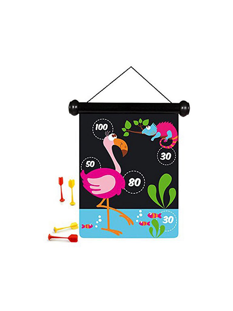 SCRATCH Magnetisches Dartspiel Zoo 30x24cm