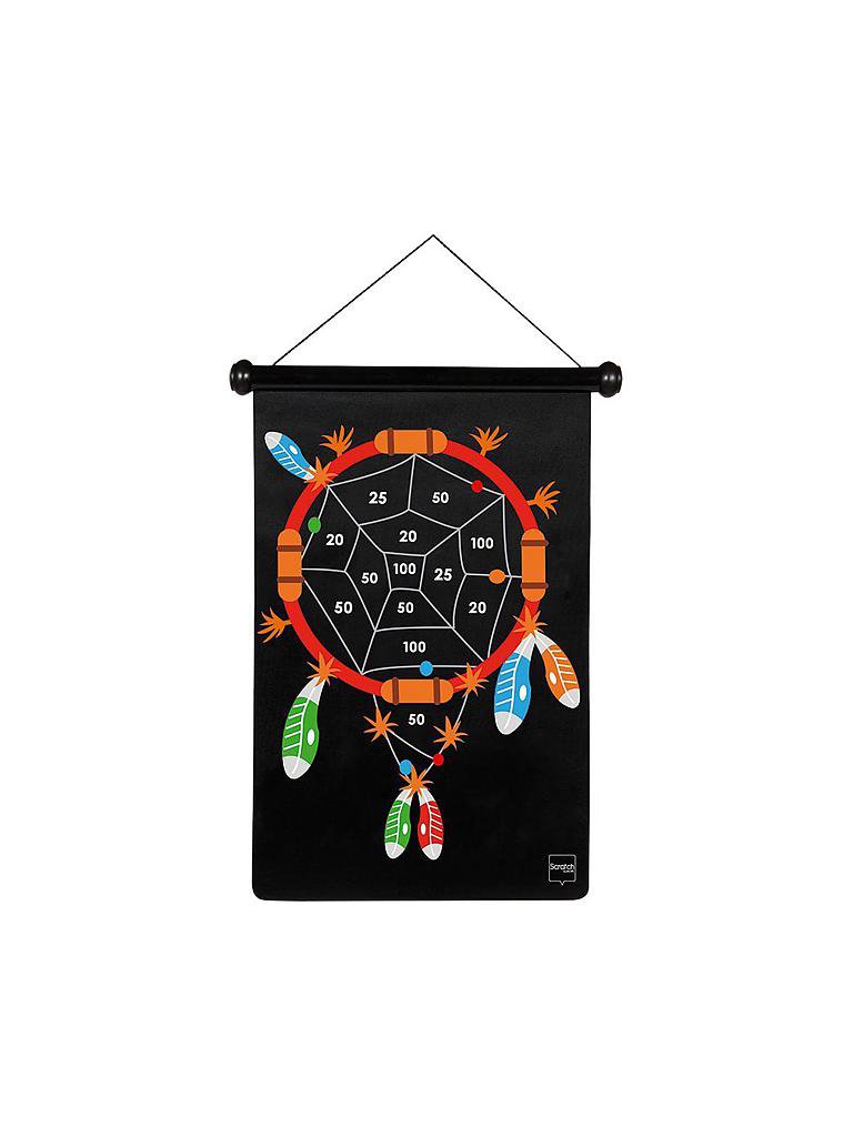 SCRATCH | Magnetisches Dartspiel "Indianer" 70x36cm | keine Farbe