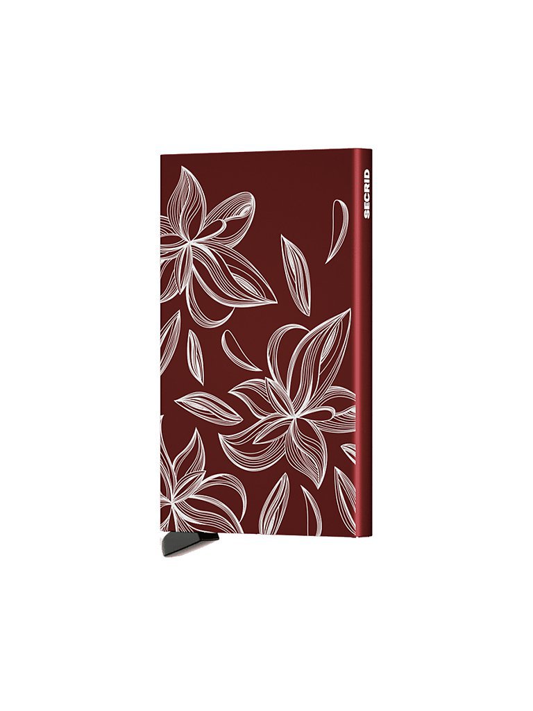 SECRID Cardprotector Laser Magnolia Bodrdeaux rot