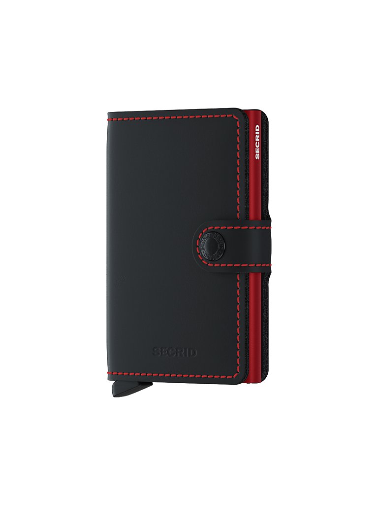 Secrid Kartenetui Miniwallet mit RFID-Schutz in der Farbe Black & Red in der Größe 6,5x10,2x2,1 cm, MM-Black & Red