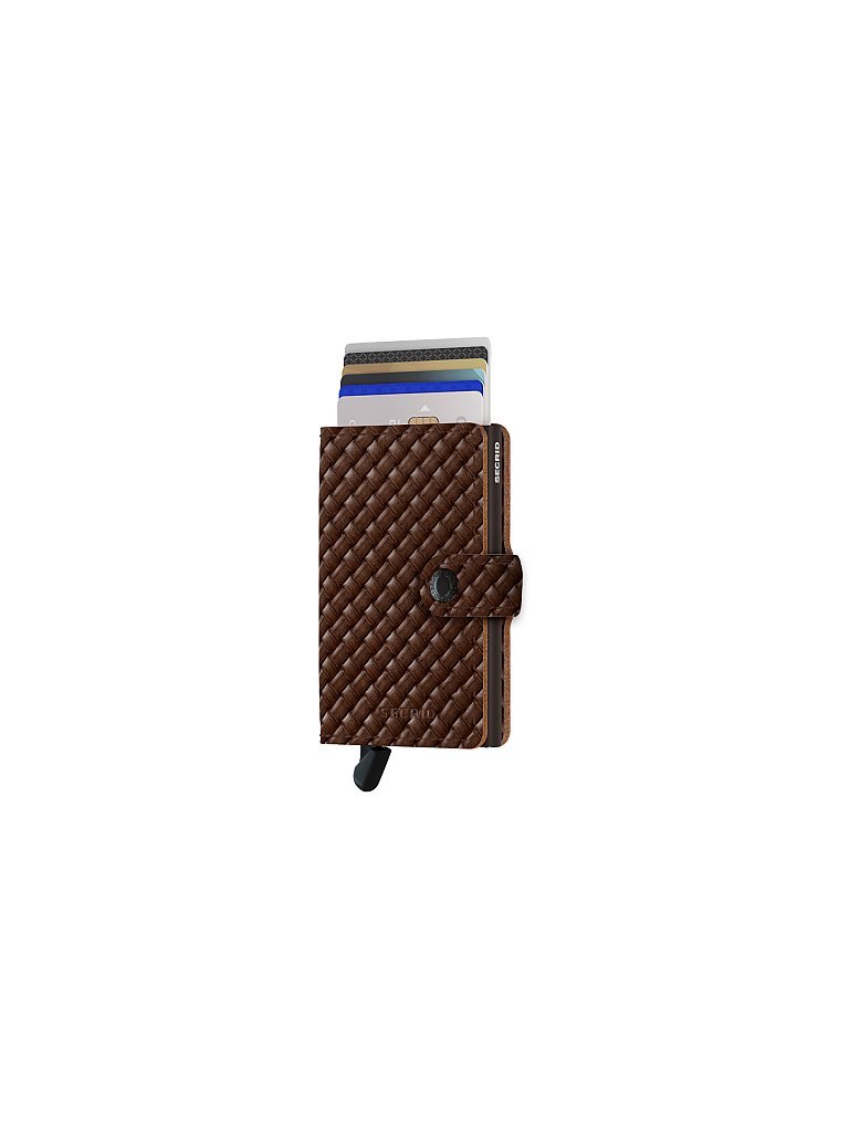 SECRID Miniwallet Basket Brown braun