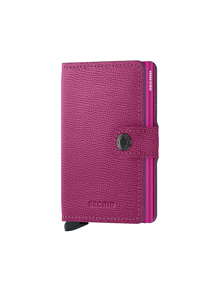 Miniwallet Crisple Kreditkartenetui Geldbörse RFID Leder 65 cm fuchsia