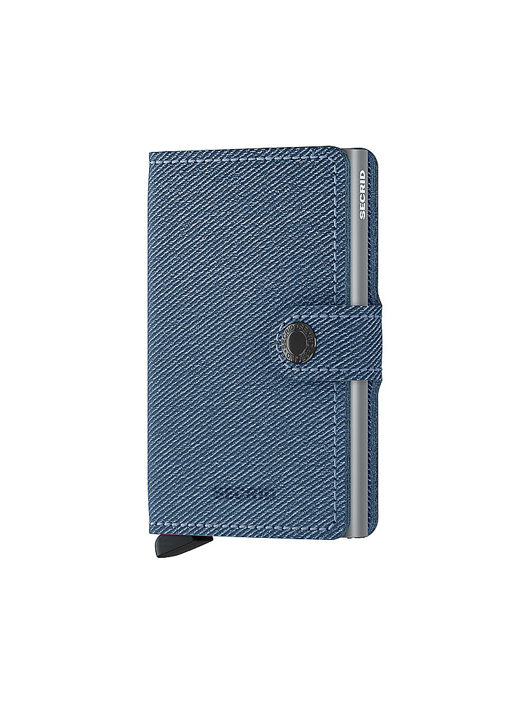 Miniwallet Twist Kreditkartenetui RFID Leder 65 cm jeans blue