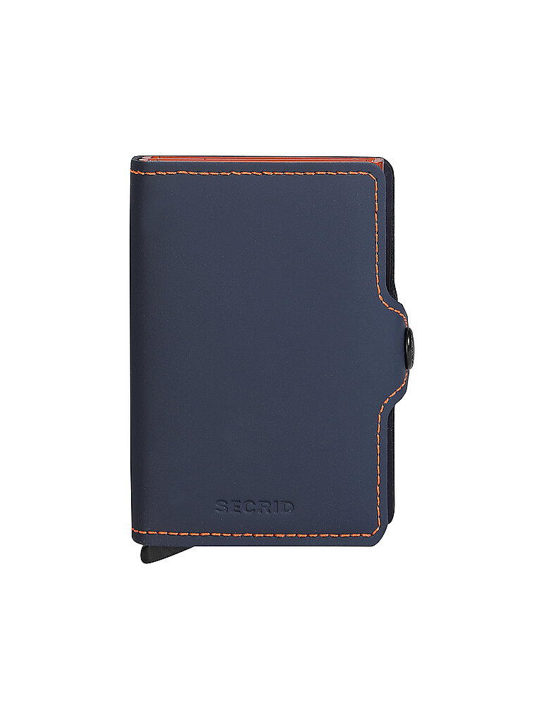 SECRID Geldbörse - Twinwallet Matte night blue-orange blau