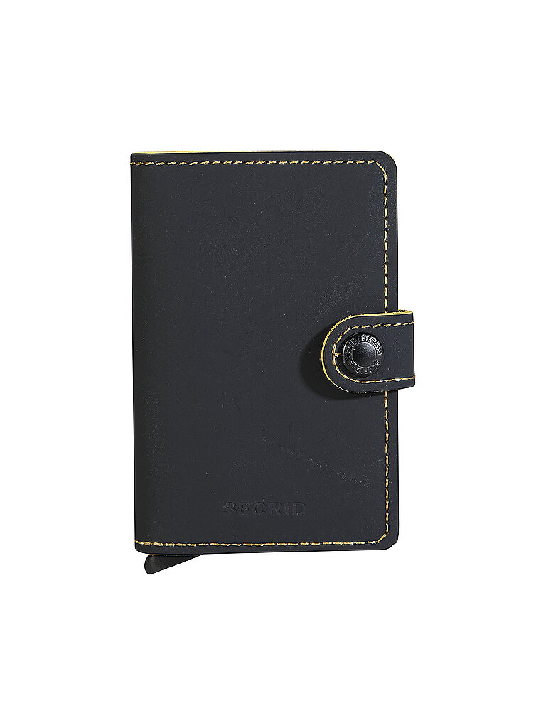SECRID Geldbörse - Miniwallet Matte black & ochre schwarz