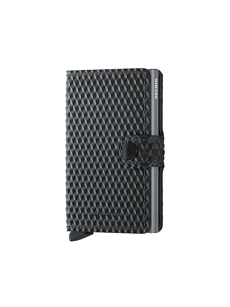 SECRID Geldbörse - Miniwallet Cubic black-titanium schwarz
