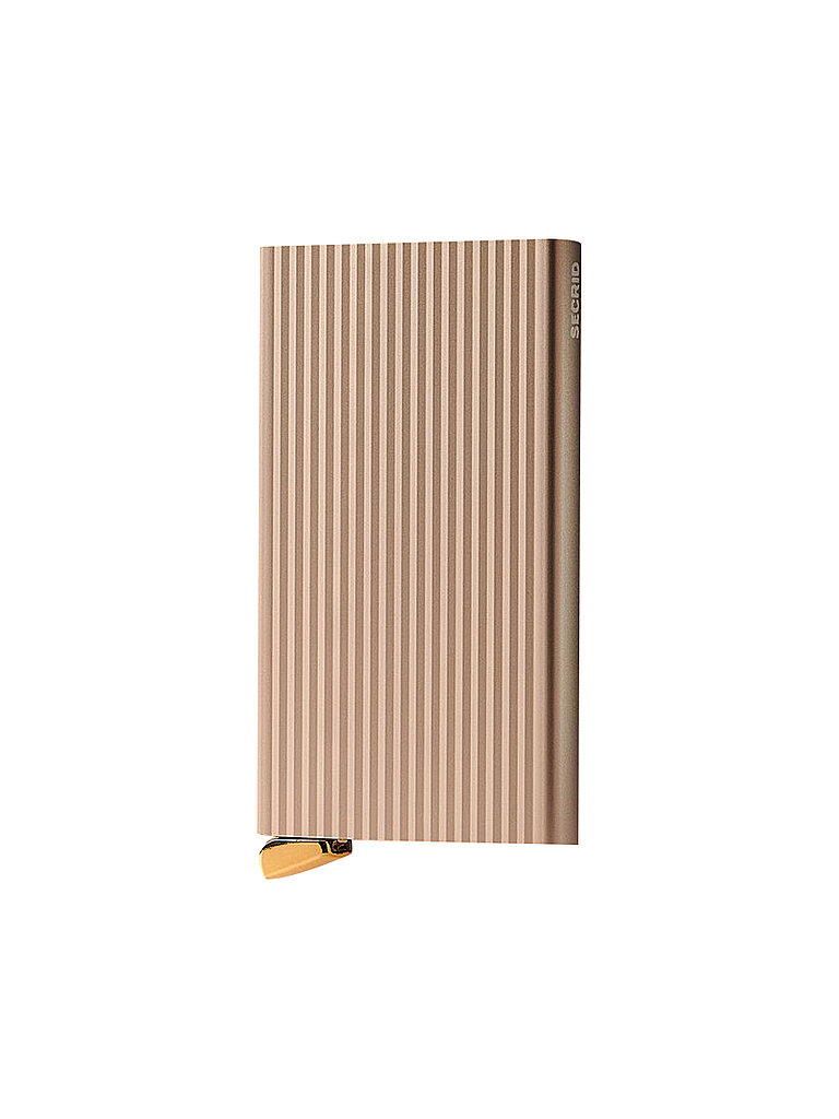 SECRID Geldbörse PREMIUM CARDPROTECTOR + FLUTED Cashmere gold