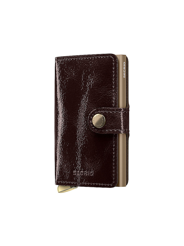 SECRID Geldbörse - Miniwallet Premium Naplak mahogany braun