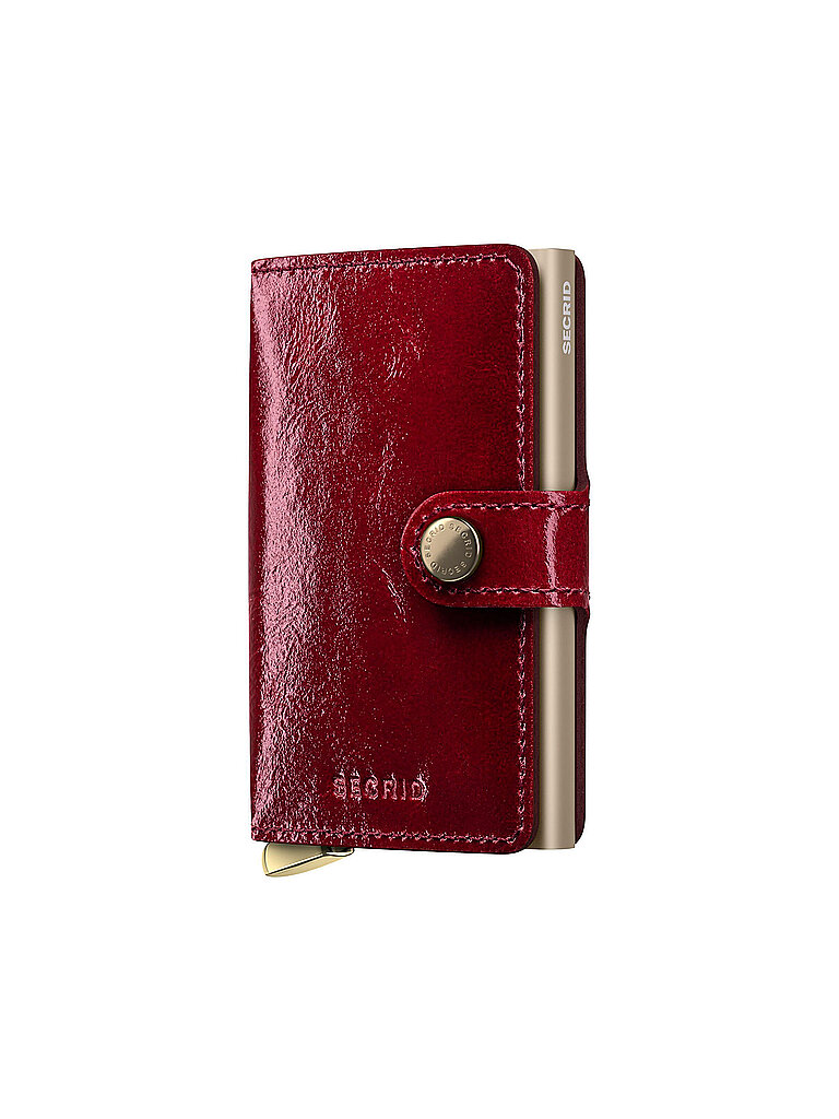 SECRID Geldbörse - Miniwallet Premium Naplak red dunkelrot