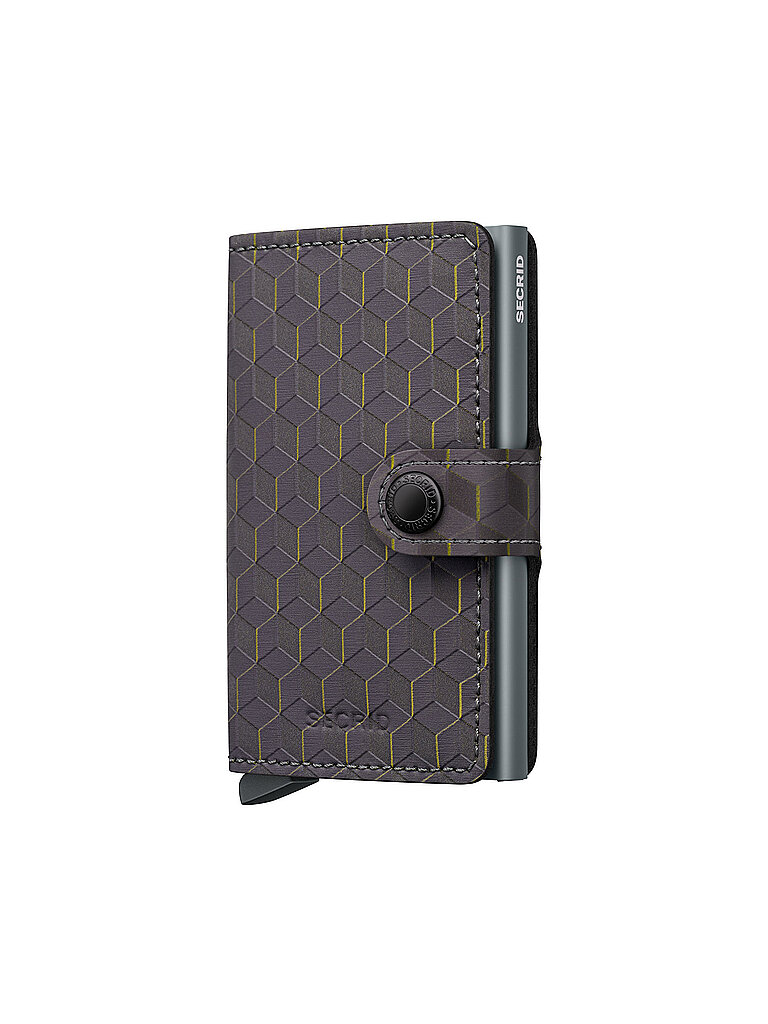 SECRID Geldbörse - Miniwallet Optical grey yellow grau