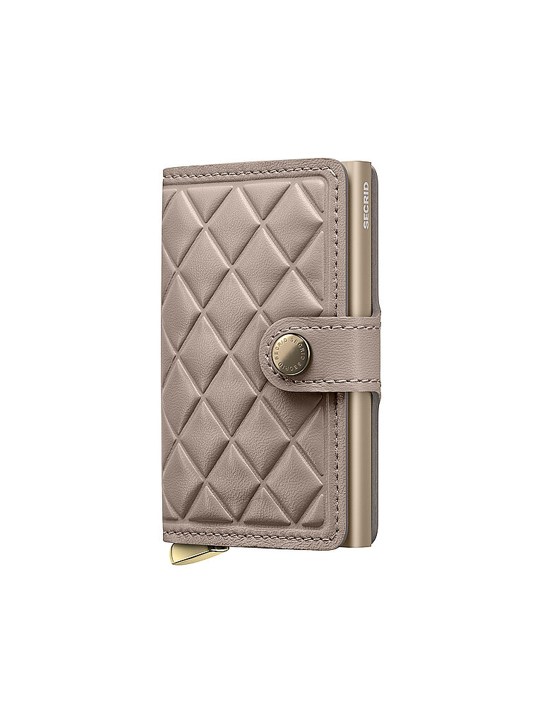 SECRID Geldbörse - Miniwallet Premium Emboss Diamond chalk creme