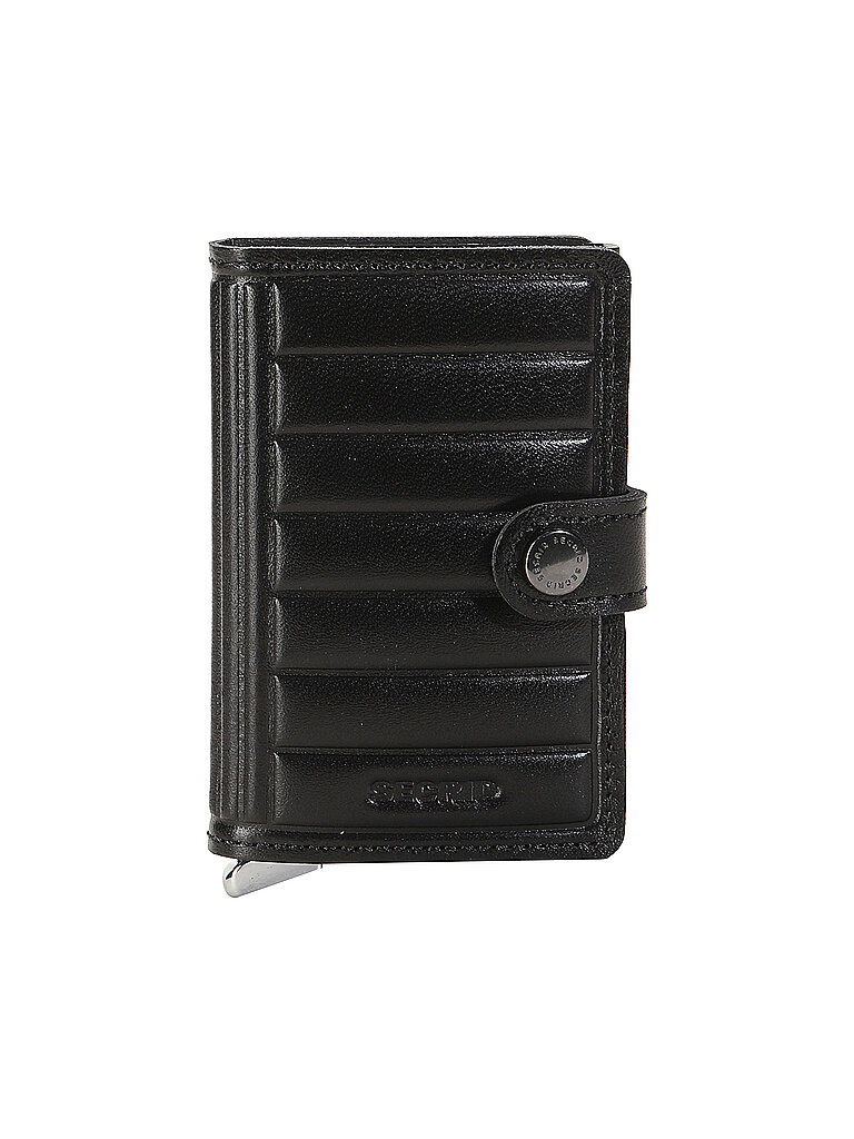 SECRID Geldbörse - Miniwallet Premium Emboss Lines black schwarz