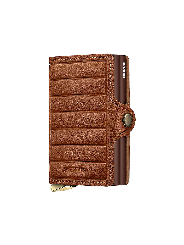 Secrid Twin Wallet - Emboss Lines + Cognac - Cognac - 819299 - 8721077501284