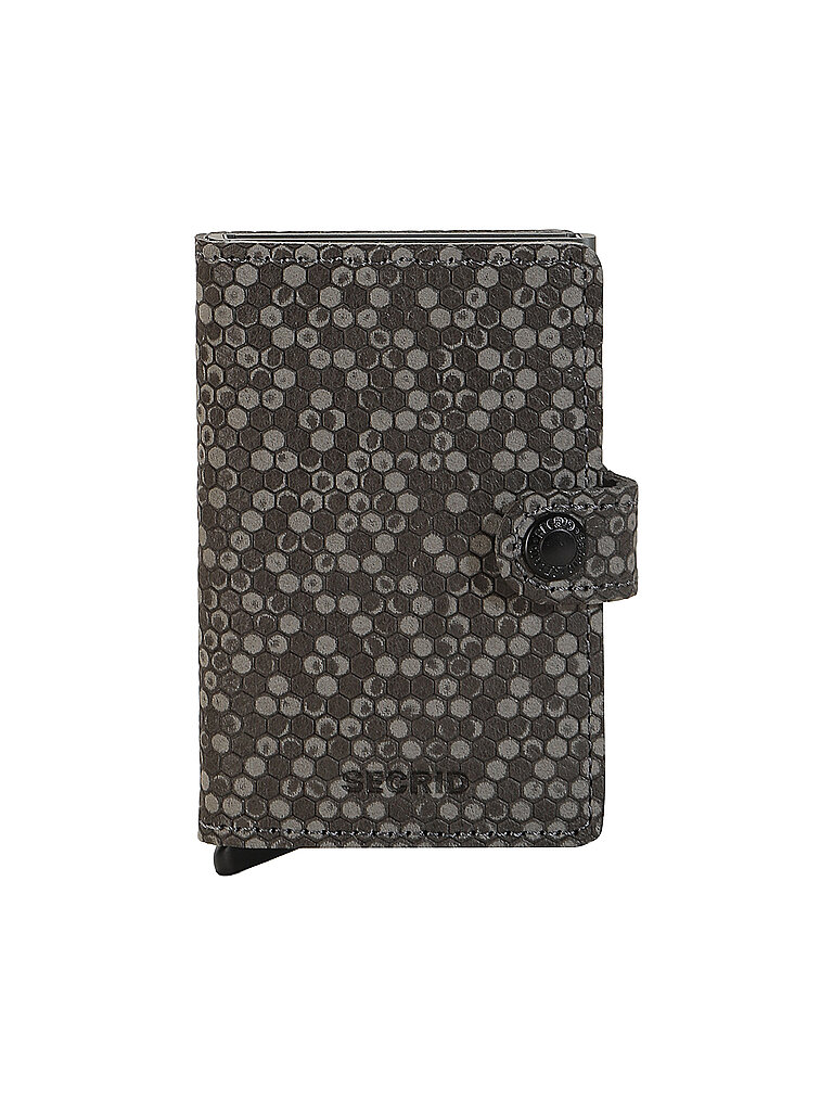 SECRID Geldbörse - Miniwallet Hexagon grey grau