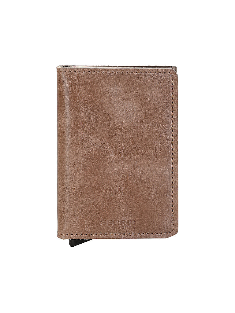 SECRID Geldbörse - Slimwallet Vintage taupe grau