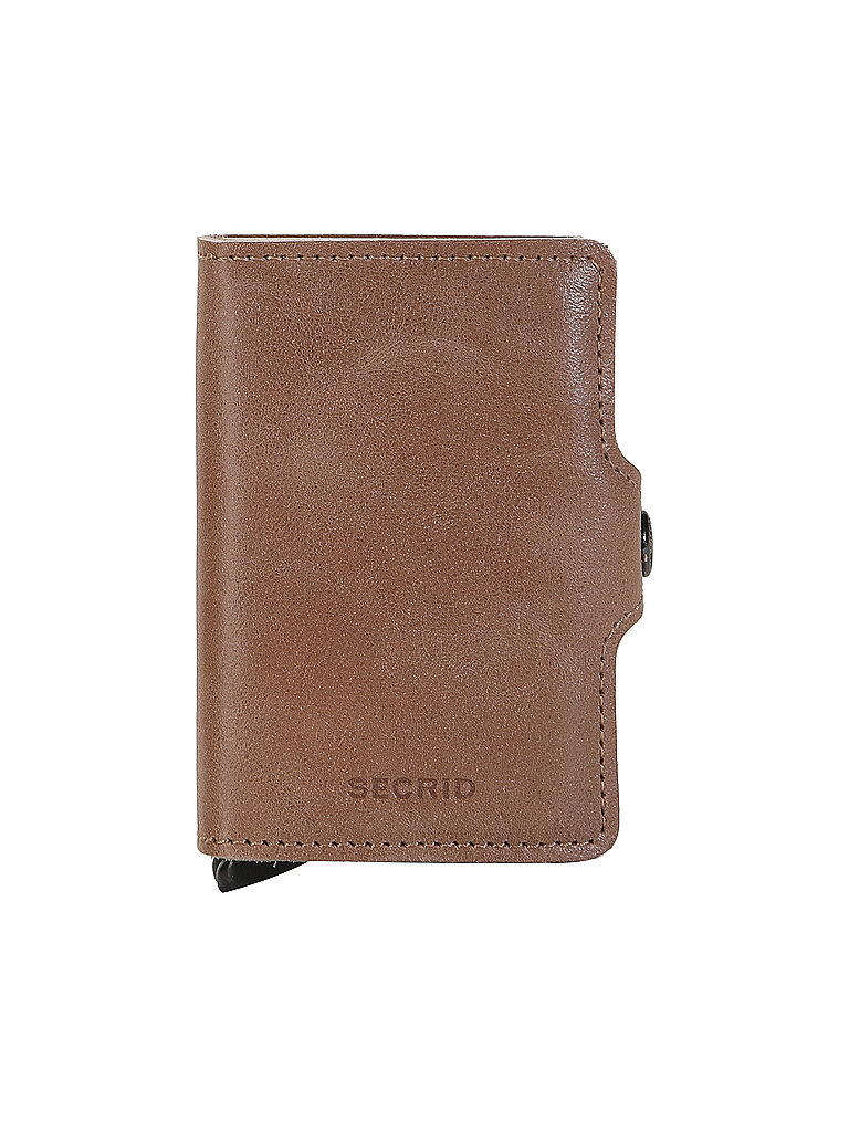 SECRID Vintage Twinwallet - Geldbörse RFID 7 cm beige