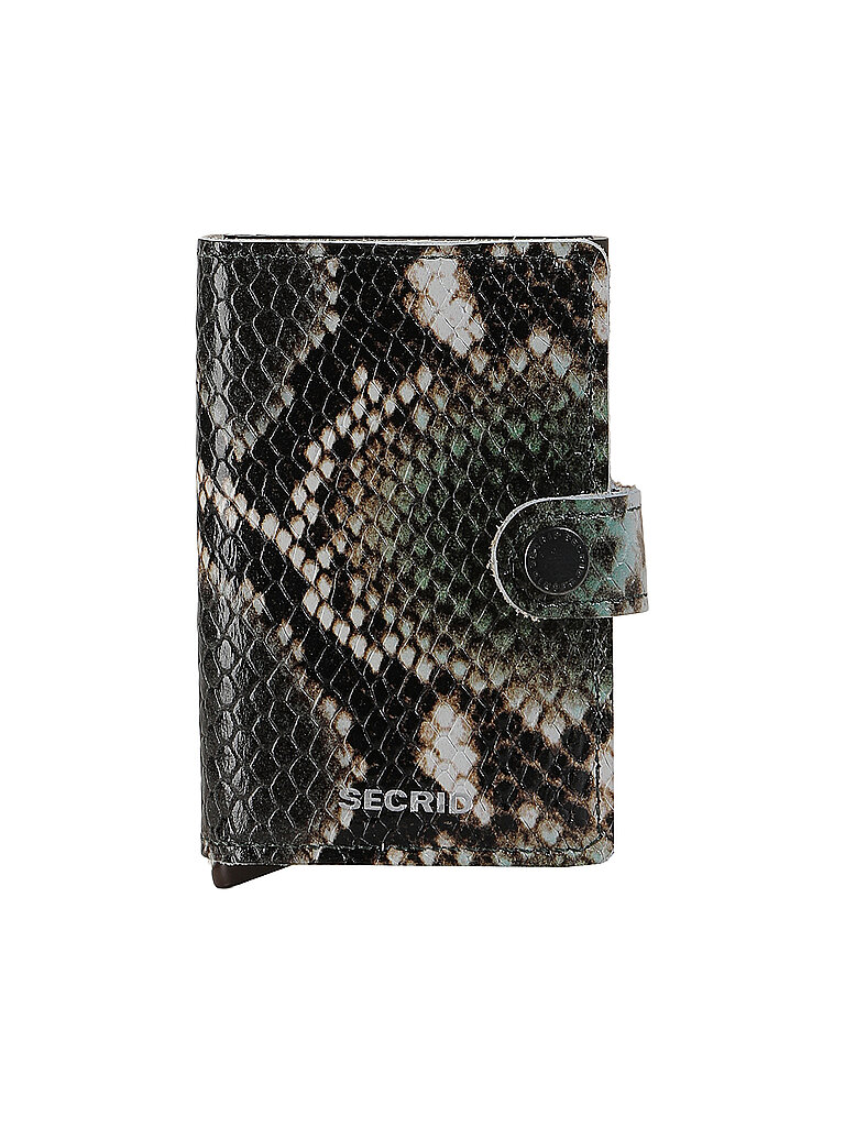 SECRID Geldbörse - Miniwallet Serpent Animal Prints Green grün