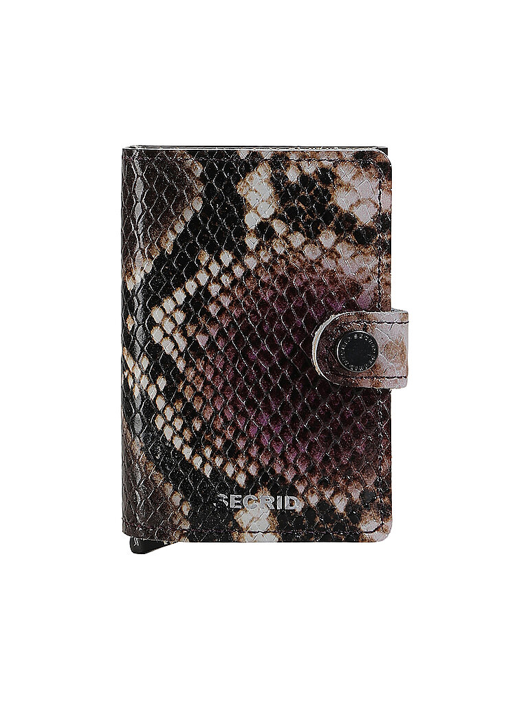 SECRID Geldbörse - Miniwallet Serpent Animal Prints Purpel beere