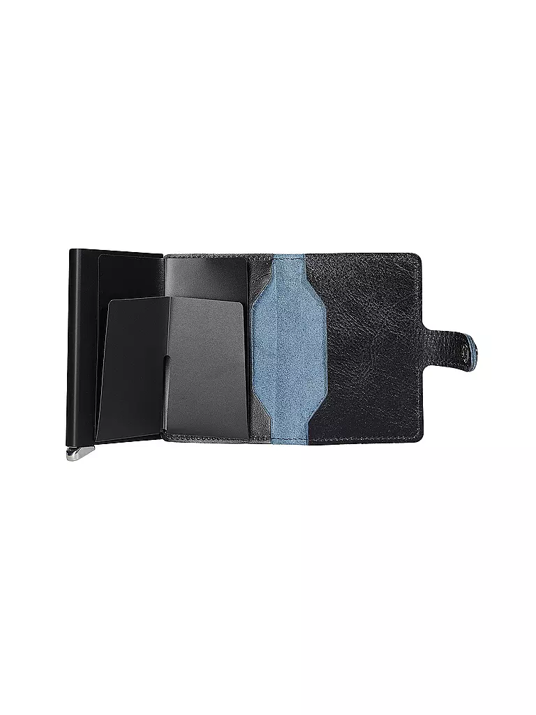 SECRID | Geldbörse - Miniwallet BASCO brown | dunkelblau