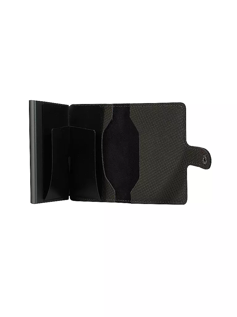 SECRID | Geldbörse - Miniwallet CARBON Khaki | schwarz