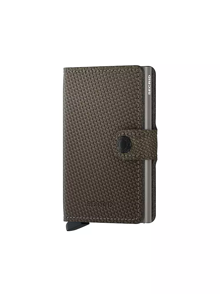 SECRID | Geldbörse - Miniwallet CARBON Khaki | schwarz