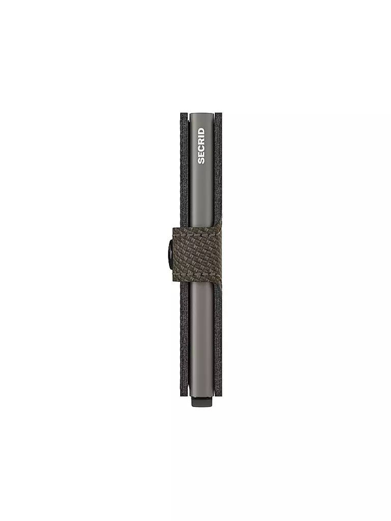 SECRID | Geldbörse - Miniwallet CARBON Khaki | schwarz
