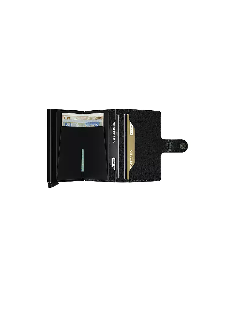 SECRID | Geldbörse - Miniwallet Crisple Mini Black | schwarz