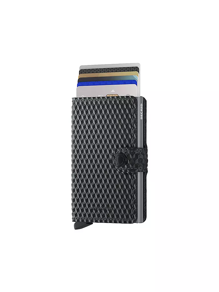 SECRID | Geldbörse - Miniwallet CUBIC | schwarz