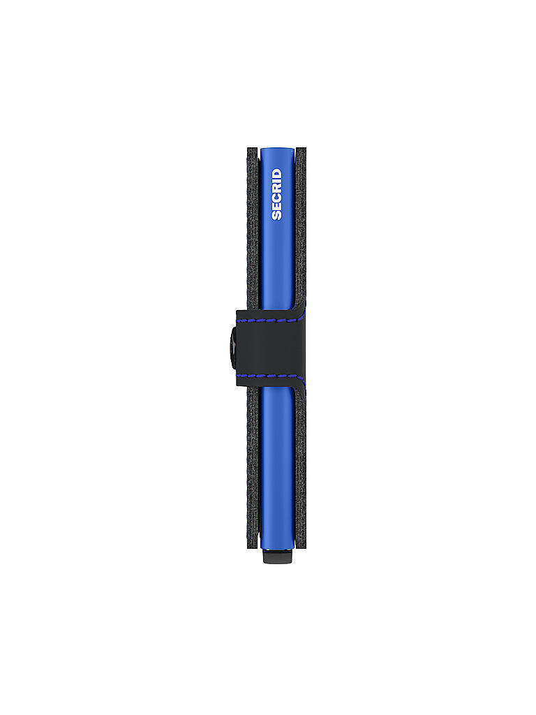 SECRID | Geldbörse - Miniwallet Matte Mini Black & Blue | schwarz