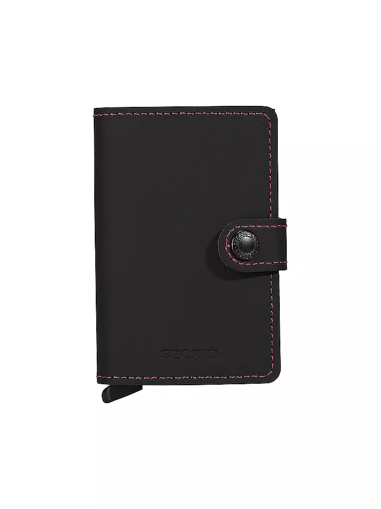 SECRID | Geldbörse - Miniwallet MATTE Mini black fuchsia  | schwarz