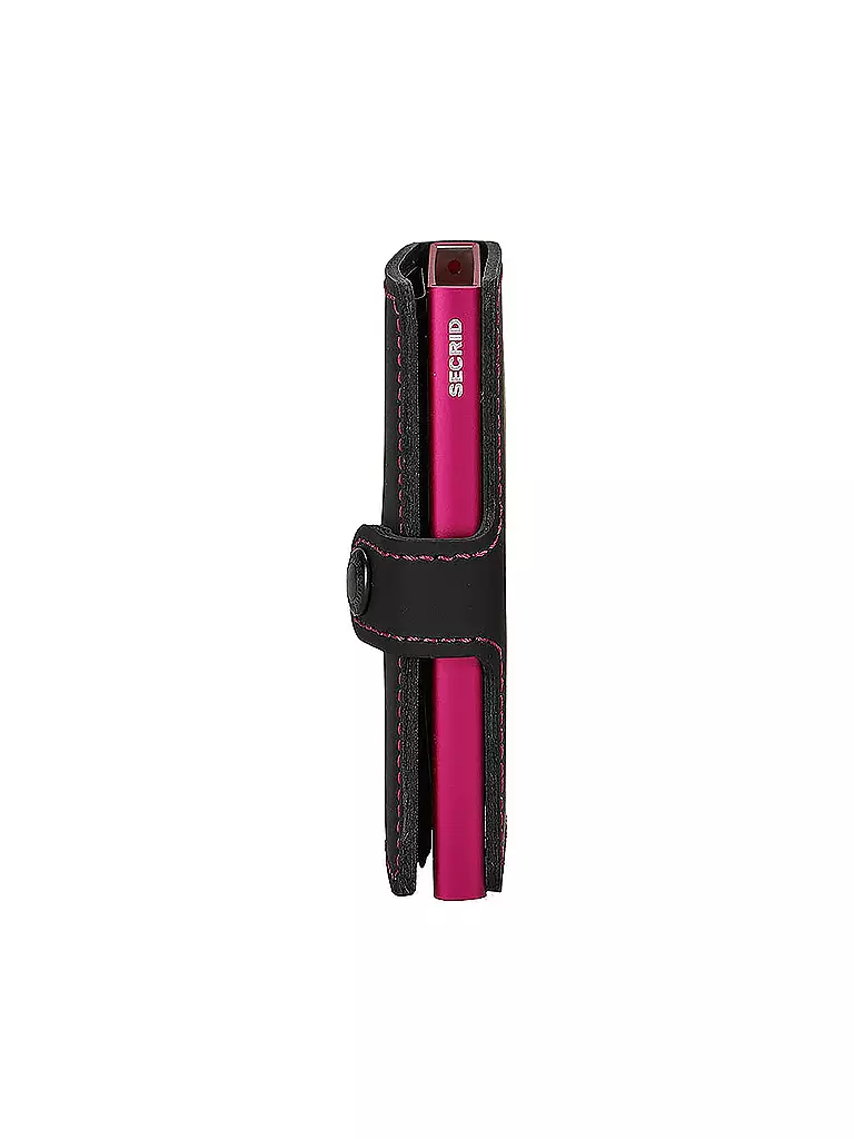 SECRID | Geldbörse - Miniwallet MATTE Mini black fuchsia  | schwarz
