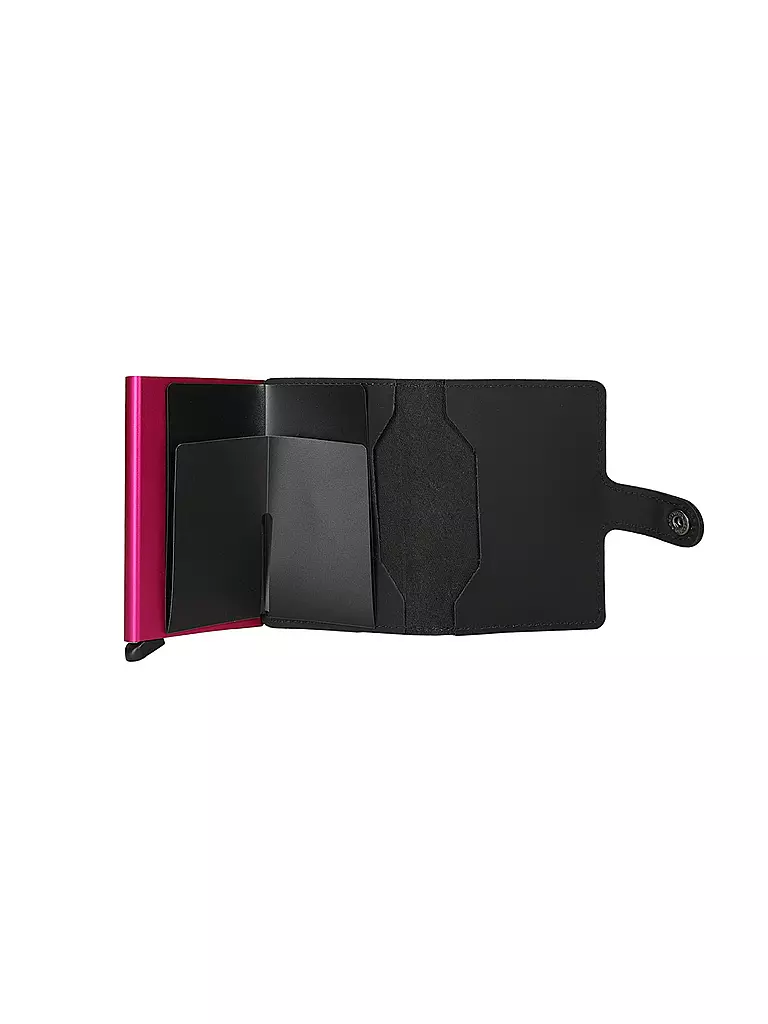 SECRID | Geldbörse - Miniwallet MATTE Mini black fuchsia  | schwarz