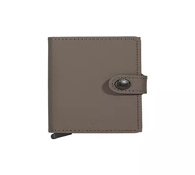 SECRID Geldbörse - Miniwallet MATTE Mini truffel