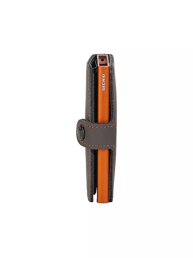 SECRID | Geldbörse - Miniwallet Matte Truffle Orange | braun