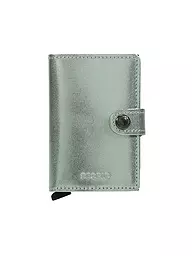 SECRID | Geldbörse - Miniwallet Metallic Mini Champagner/Brown | grün