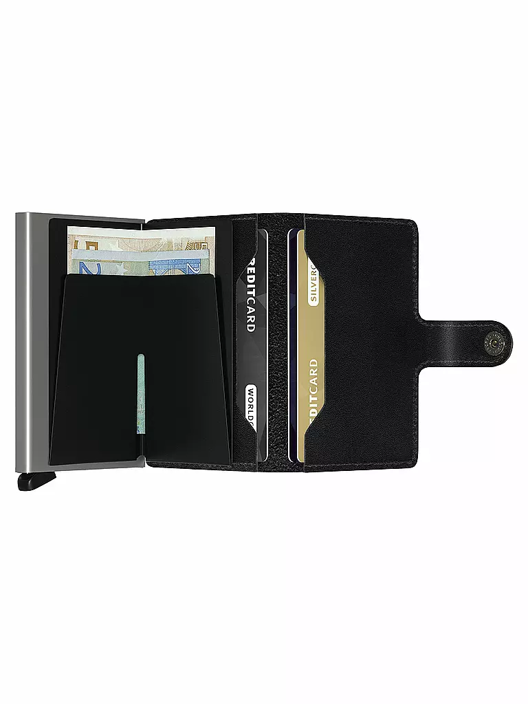 SECRID | Geldbörse - Miniwallet Original Mini Black | schwarz