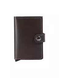 SECRID | Geldbörse - Miniwallet Original Mini Black-Navy | braun